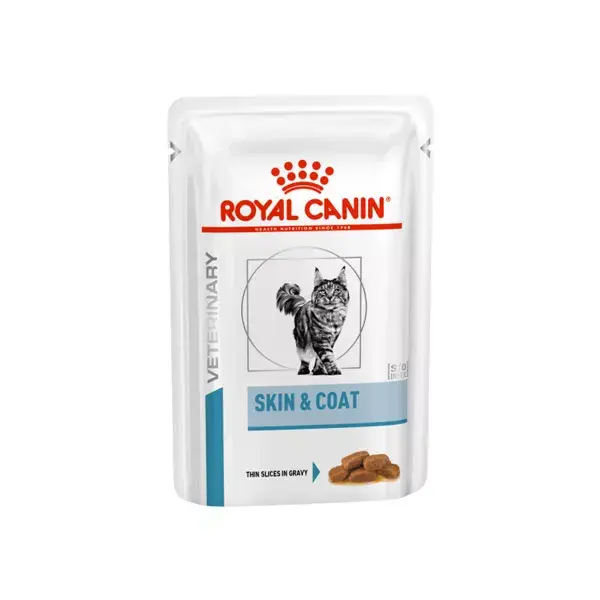 Royal Canin Veterinary Chat Skin & Coat 12 Sachets