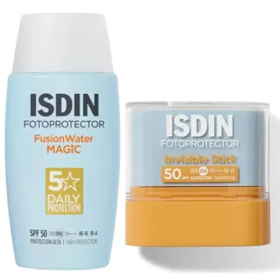 Isdin Fusion Water Magic SPF50 50 ml + Invisible Stick SPF50+ 10 gr