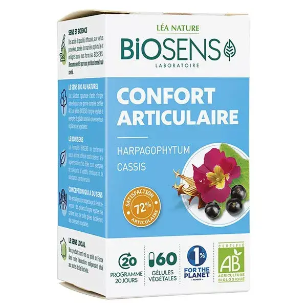 Biosens Confort Articulaire Bio 60 gélules végétales