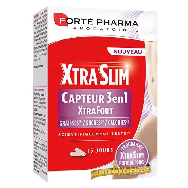 Forté Pharma Xtraslim Capteur 3 en 1 60 cápsulas