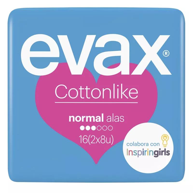 Evax Compressas Cottonlike Normal Abas 16 Uds