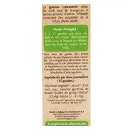 Herbalgem Macérat Concentré Ginkgo Biloba Bio 30ml