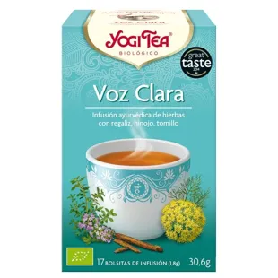 Yogi Tea Voz Clara 17 Bolsitas