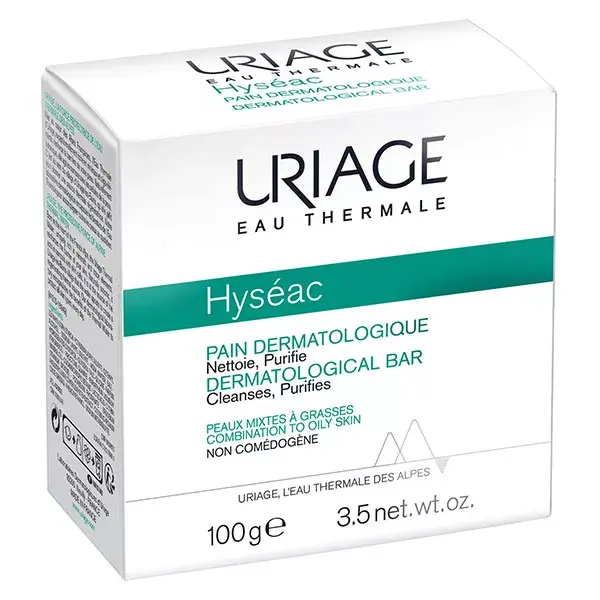 Uriage Hyseac Pain Dermatologique, barra dermatológica 100g
