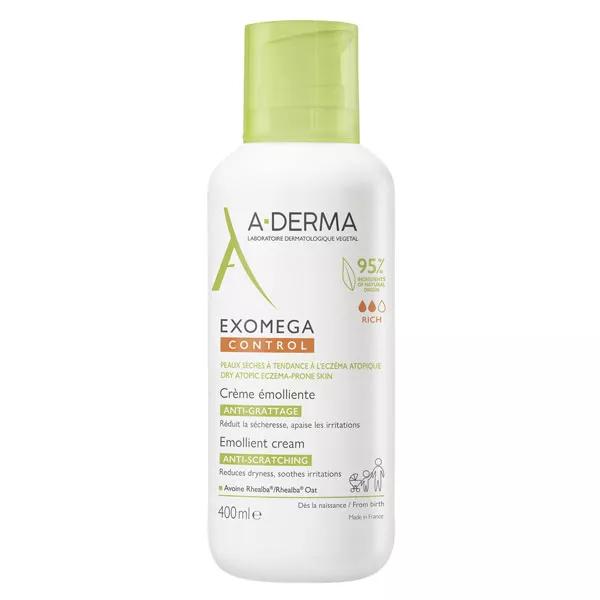 A-Derma Exomega Control Crème Émolliente Anti-Grattage 400ml