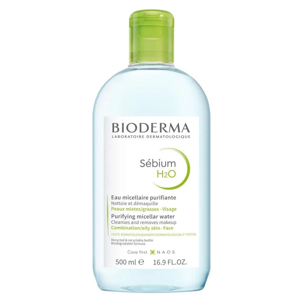 Bioderma Sébium H2O Acqua Micellare Detergente Struccante Pelle Mista Grassa 500 ml