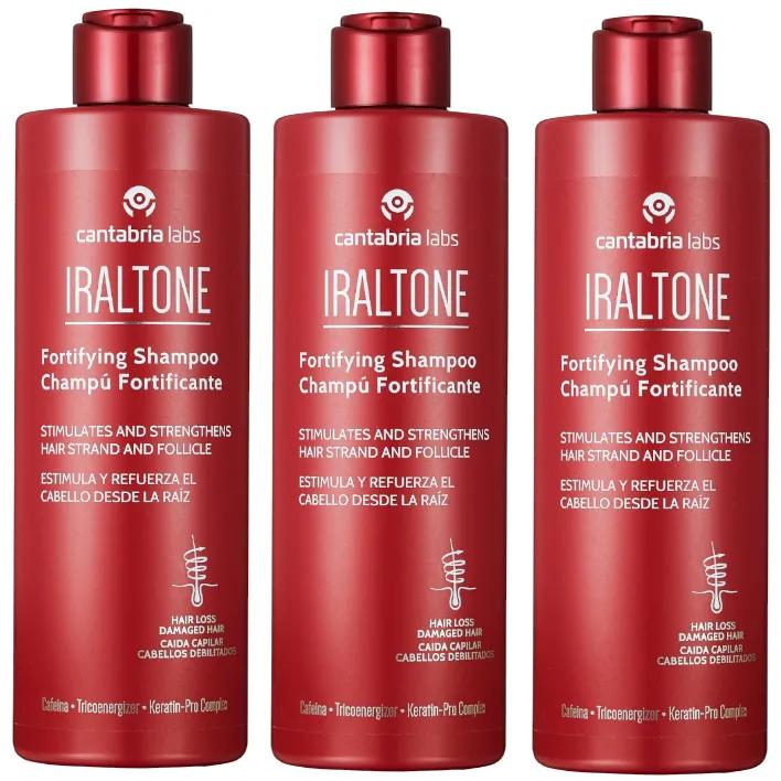 Iraltone Stärkendes Shampoo 3x400 ml