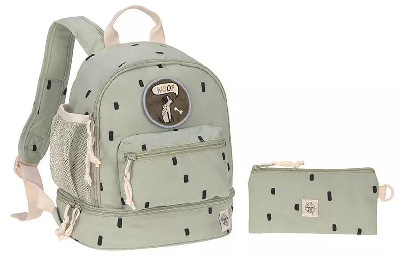 Laessig Mini Mochila Happy Prits Light Olive