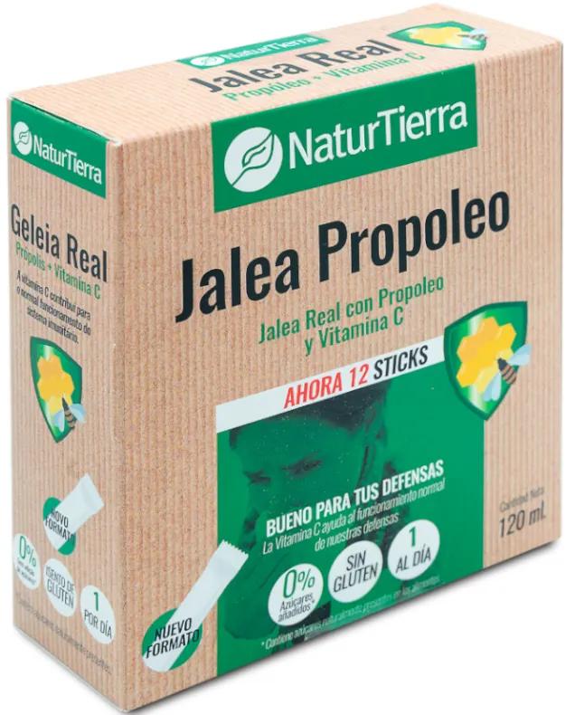 NaturTierra Royal Jelly with Propolis and Vit. C 12 Sticks