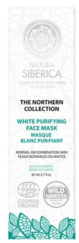 Natura Siberica Máscara Facial Branca Purificante 80ml