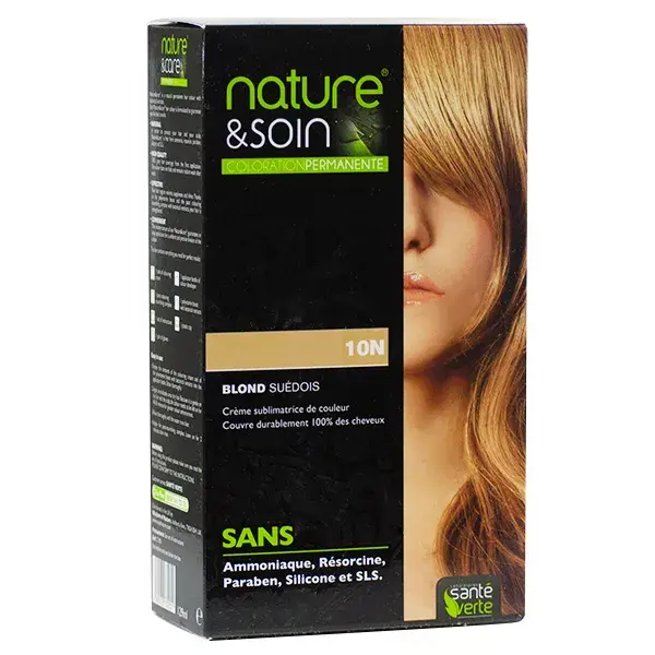 Santé Verte Nature & Soin Coloration Permanente Blond Suédois 10N