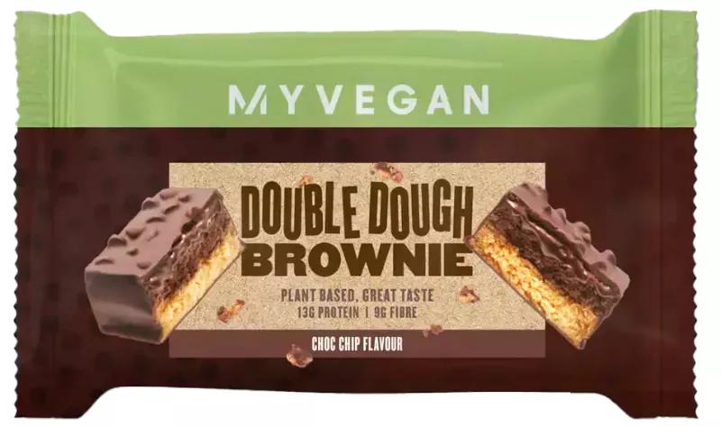 Myvegan Dubbeldeeg Brownie Chocolade Chip 60 gr