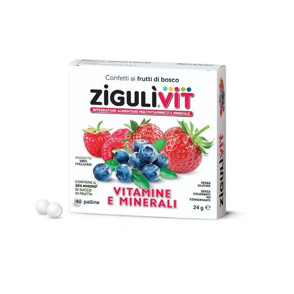 Zigulì Vit Vitamine e Minerali Frutti Di Bosco 40 Palline