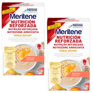 Meritene Enhanced Nutrition Multifruit Cereal 2 x 520 gr