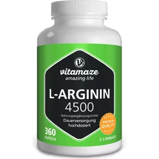 Vitamaze L-Arginine 750mg 360 Capsules