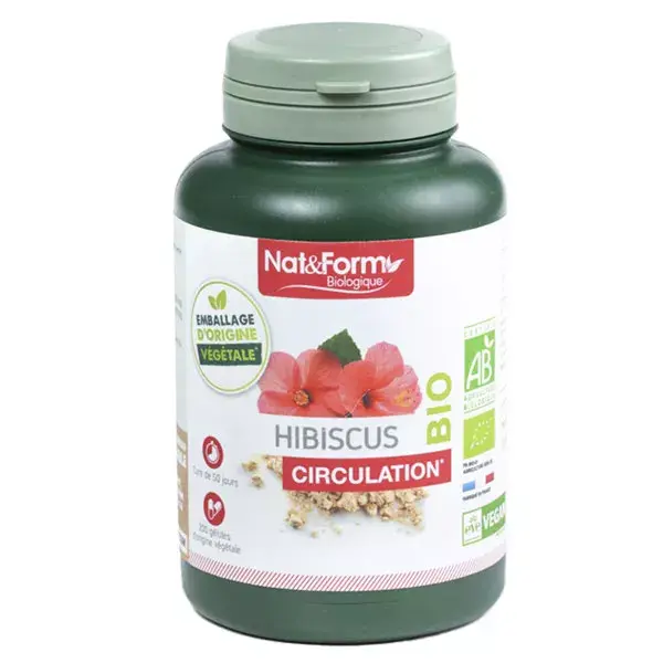 Nat & Form Bio Hibiscus Integratore Alimentare 200 capsule vegetali
