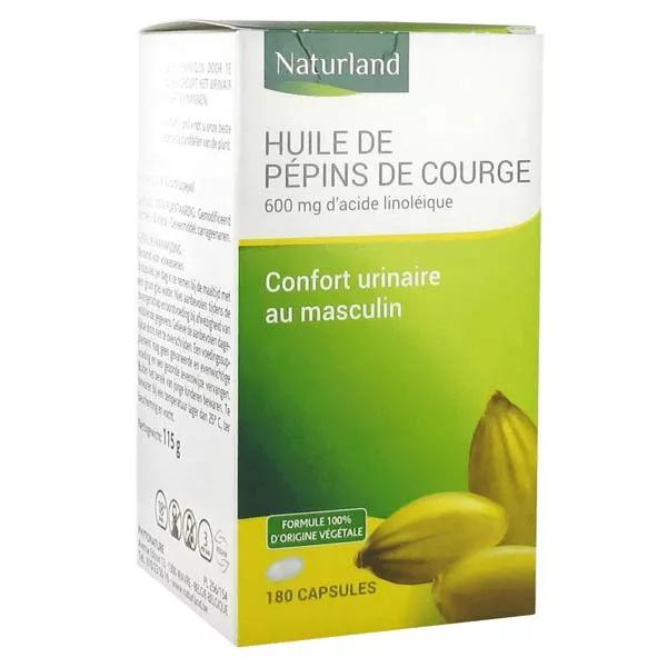 Naturland Aceite de Semillas de Calabaza Bio 180 cápsulas