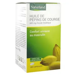 Naturland Huile de Pépins de Courge 180 capsules