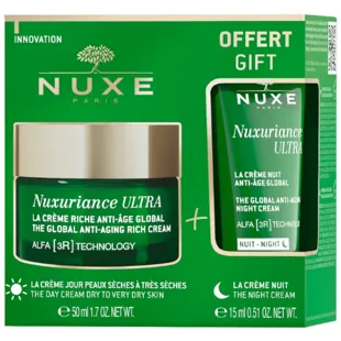 Nuxe Nuxuriance Ultra Redensifying Nachtcreme 50 ml + Augenkontur 15 ml