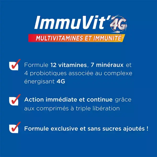 Forté Pharma Immuvit'4G 30 comprimesse