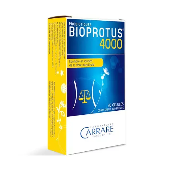 Carrare Bioprotus 4000 Integratore Alimentare con Fermenti Latici 30 pillole