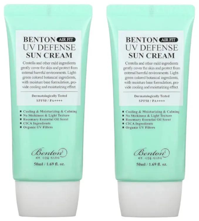 Benton Air Fit UV Defense Sun Cream (SPF50 PA++++) 2x50 ml