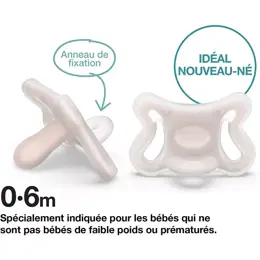 Suavinex Zerø.Zerø Sucette Symétrique Silicone 0-6m