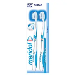 Meridol Brosse à Dents Protection Gencives Médium Lot de 2