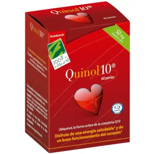 100% Natural Quinol10 50mg 60 Perlas
