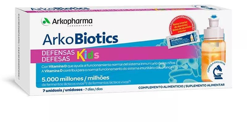 Arkopharma Arkobiotics Biotics defesa Crianças 7 Dosis