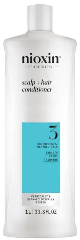 Nioxin 3 Conditioner für gefärbtes Haar, mild schwächend, 1000 ml