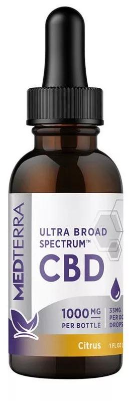 Medterra CBD Ultra Broad Spectrum Citrus 1000 mg 30 ml