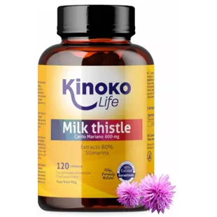 Kinoko Life Milk Thistle 600 Mg 120 Capsules