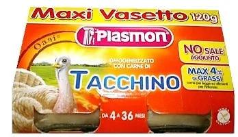 Plasmon Omogenizzato Tacchino 2 Vasetti da 120 g