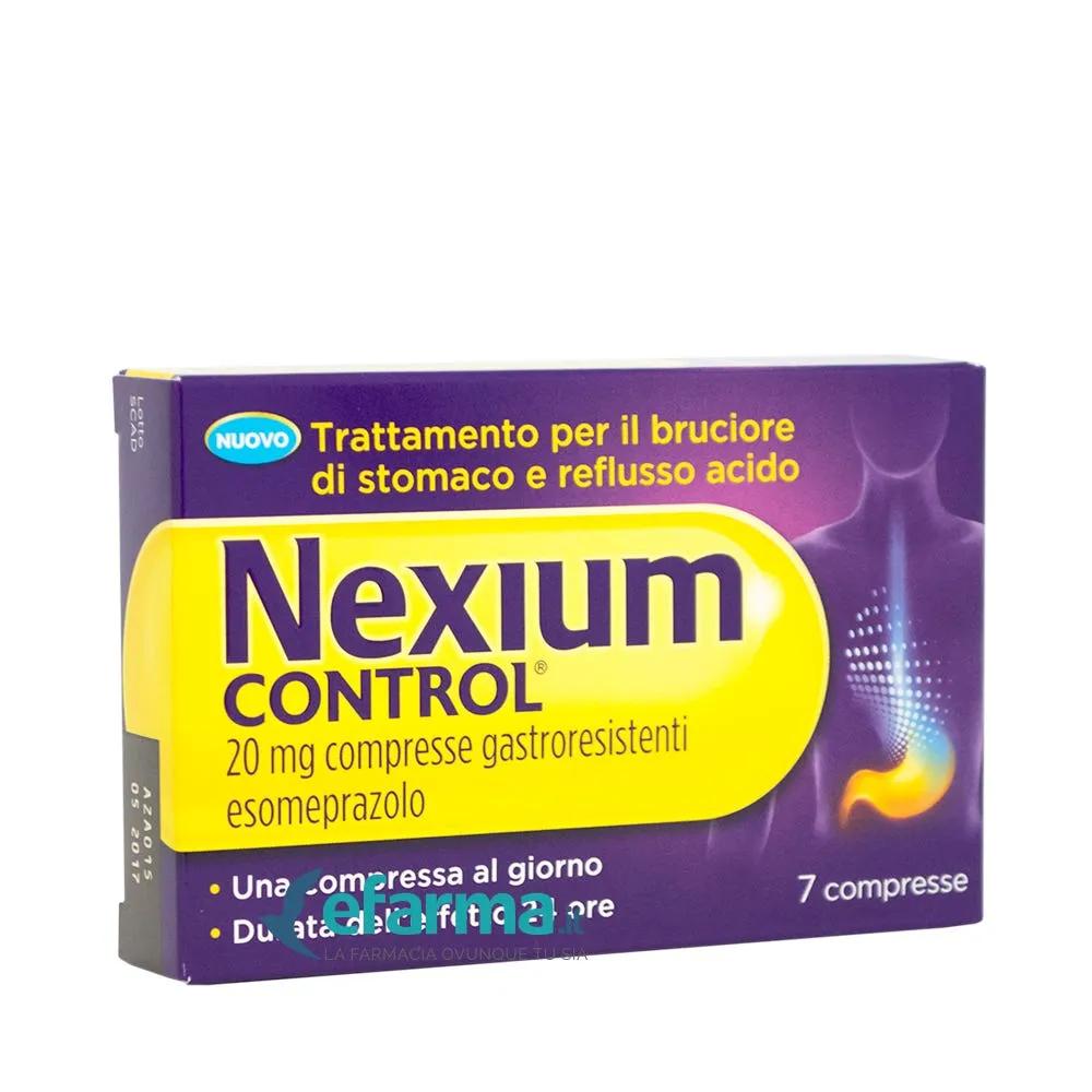 Nexium Control Antiacido per Bruciore di Stomaco e Reflusso Esomeprazolo 7 Compressestenti