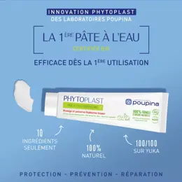 Poupina Soins Bébé Phytoplast Pâte à l'Eau Anti Rougeurs du Siège Bio 65g