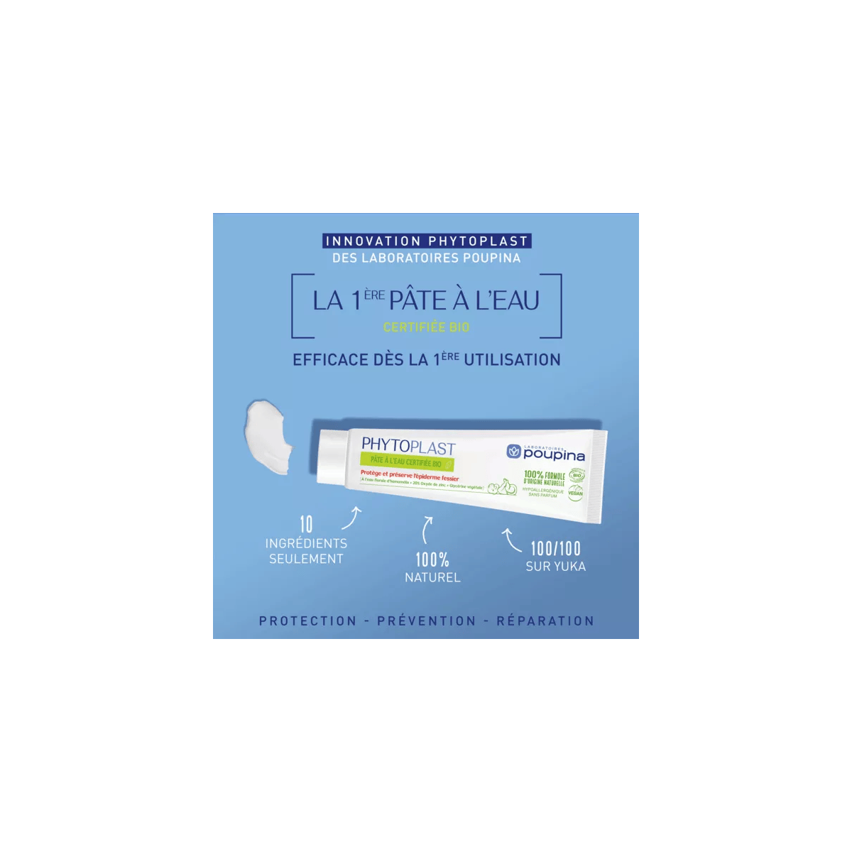 Poupina Phytoplast Pâte à l'Eau Bio 65 g 4