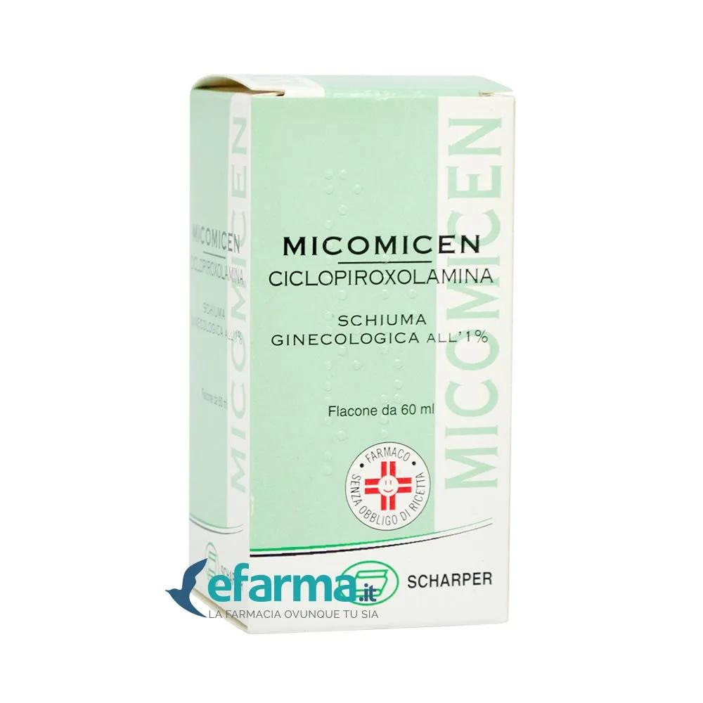 Micomicen Schiuma Ginecologica 1% Ciclopiroxolamina 60 ml