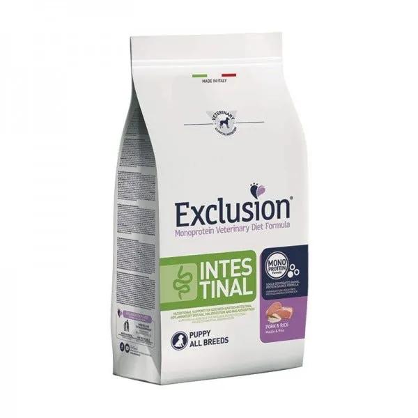 Exclusion Monoprotein Veterinary Diet Formula Intestinal Crocchette Suino/Riso Per Cani Cuccioli Piccola Taglia Sacco 12Kg