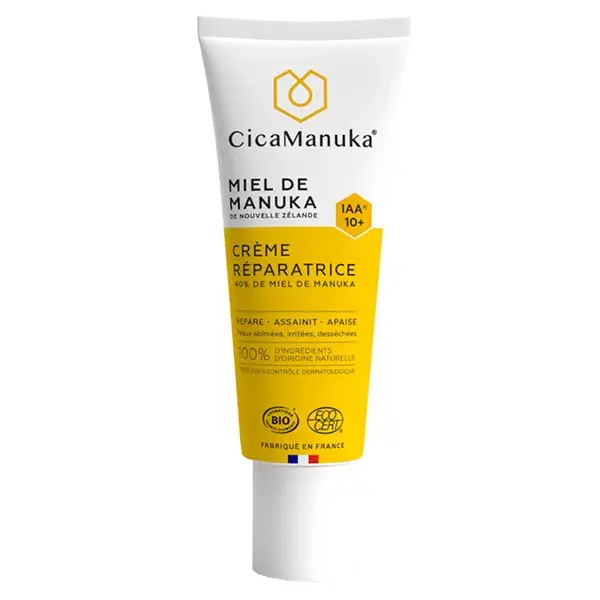 Cicamanuka Crème Réparatrice au Miel de Manuka IAA10+ Bio 40ml