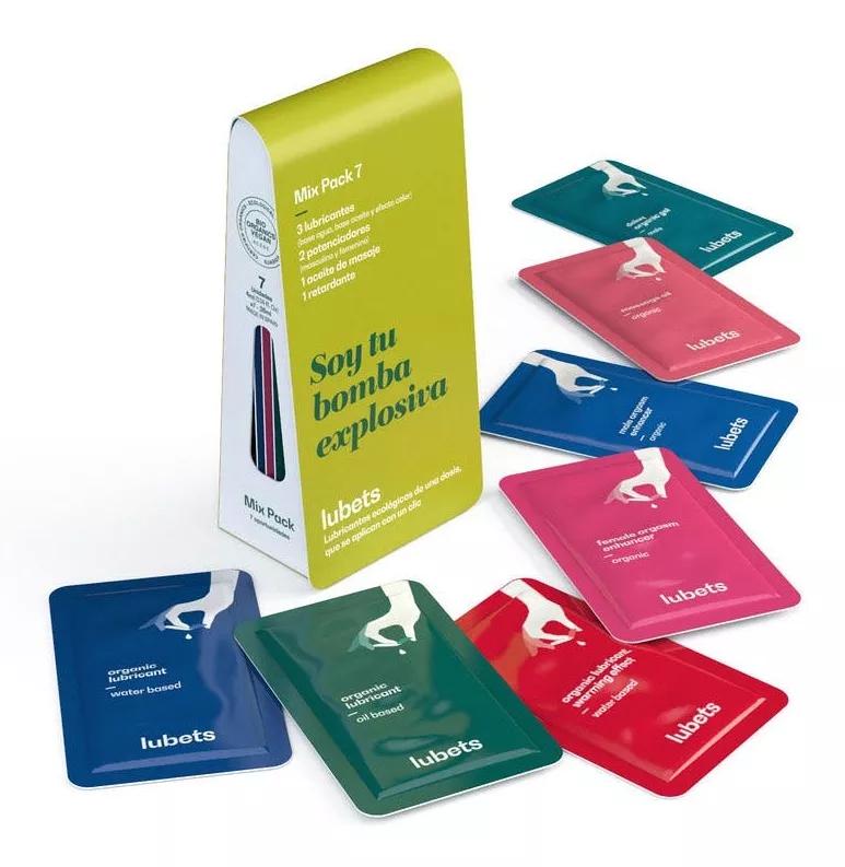 Lubets Mix Pack 3 Lubrifiants + 2 Orgasm Enhancer + Retardateur + Huile de Massage