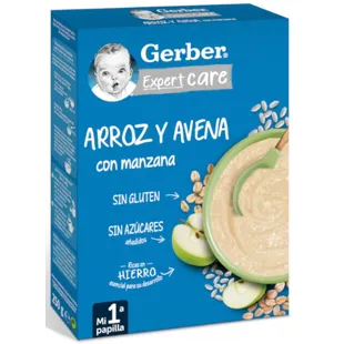 Gerber Rice and Oats with Apple +6m 250 gr