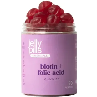 Jelly Pills Biotin + Folic Acid 60 Gummies