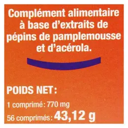 Nutrisanté Vitavea Extrait Pépins de Pamplemousse 56 comprimés