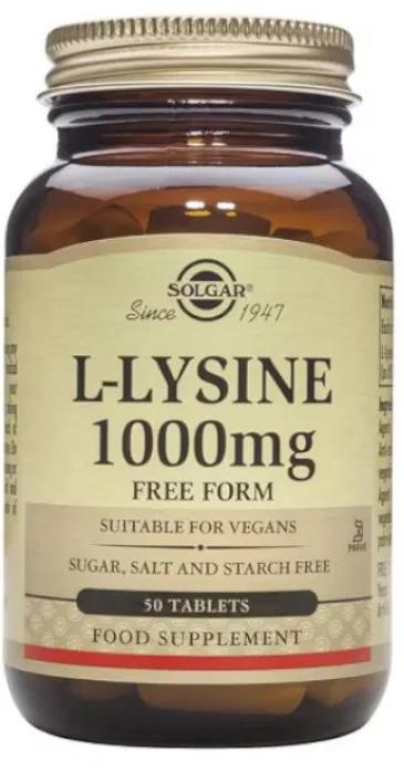 Solgar L-Lysin 1000 mg 50 Tabletten