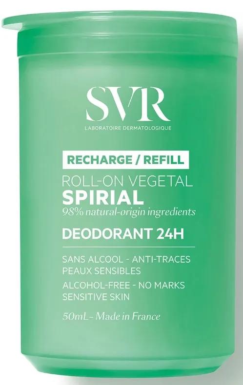 Déodorant Végétal SVR Spirial Roll-on Eco Recharge 50 ml