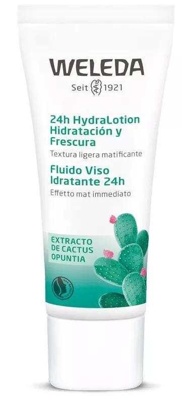 Weleda 24H HydraLotion Fluido Rosto Extrato de Cactus 30ml