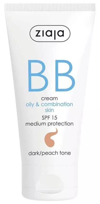 BB Cream Ölige und Mischhaut Ziaja SPF15 Dark Tone 50ml