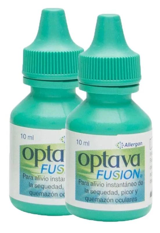 Allergan Optava Fusión Ojo Seco Colirio 2x10 ml