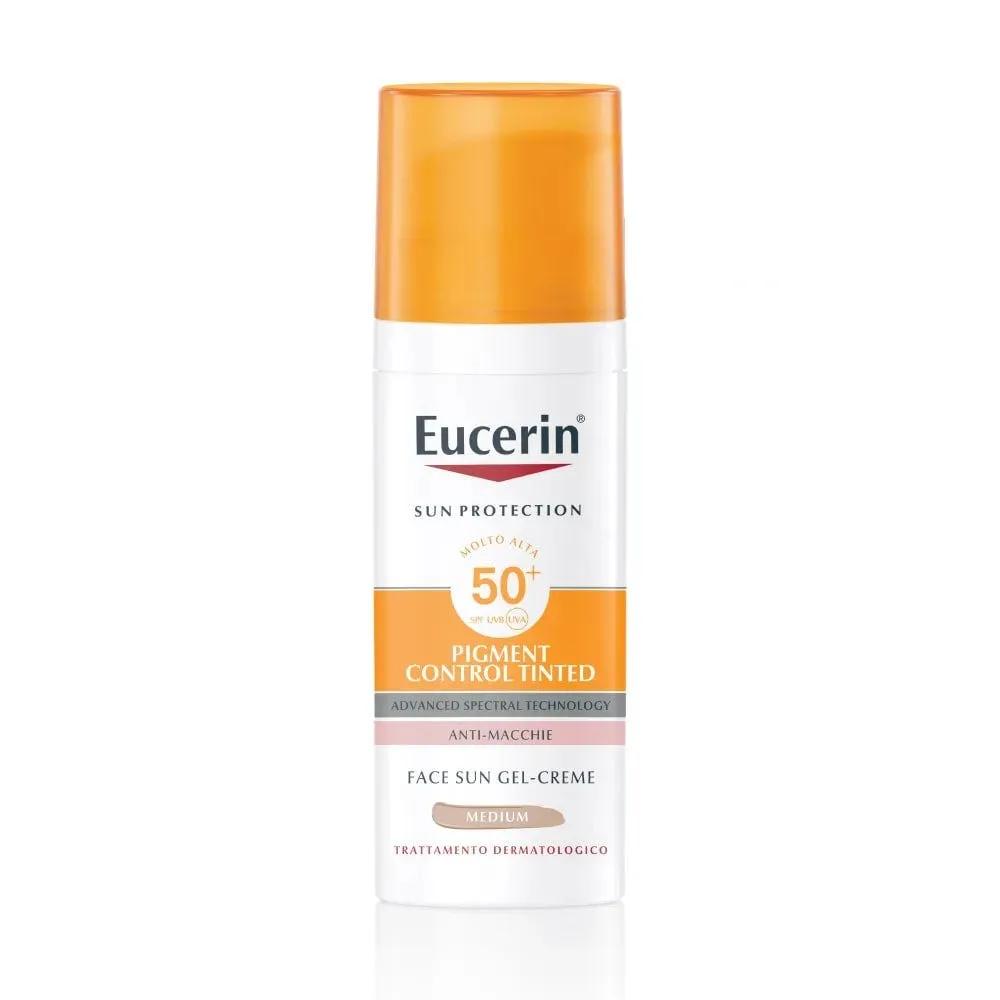 Eucerin Sun Pigment Control Tinted Gel-Crème SPF50+ Colore Medium 50 ml